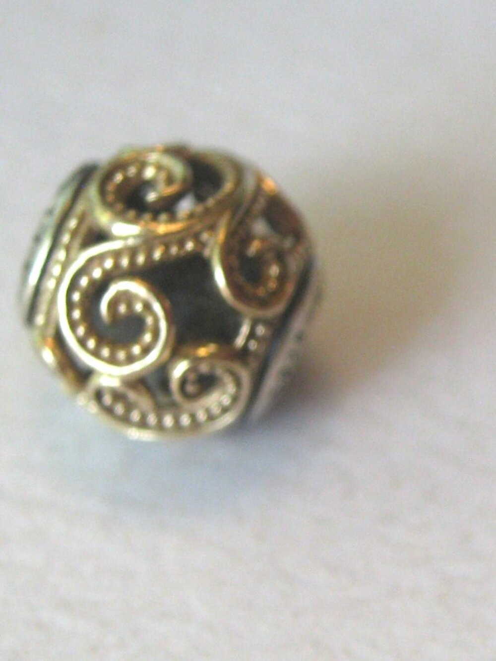 PANDORA Discontinued 14Kt Gold Essence 'Creativity' Bead